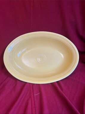 Fiestaware Oval Serving Bowl - Yellow